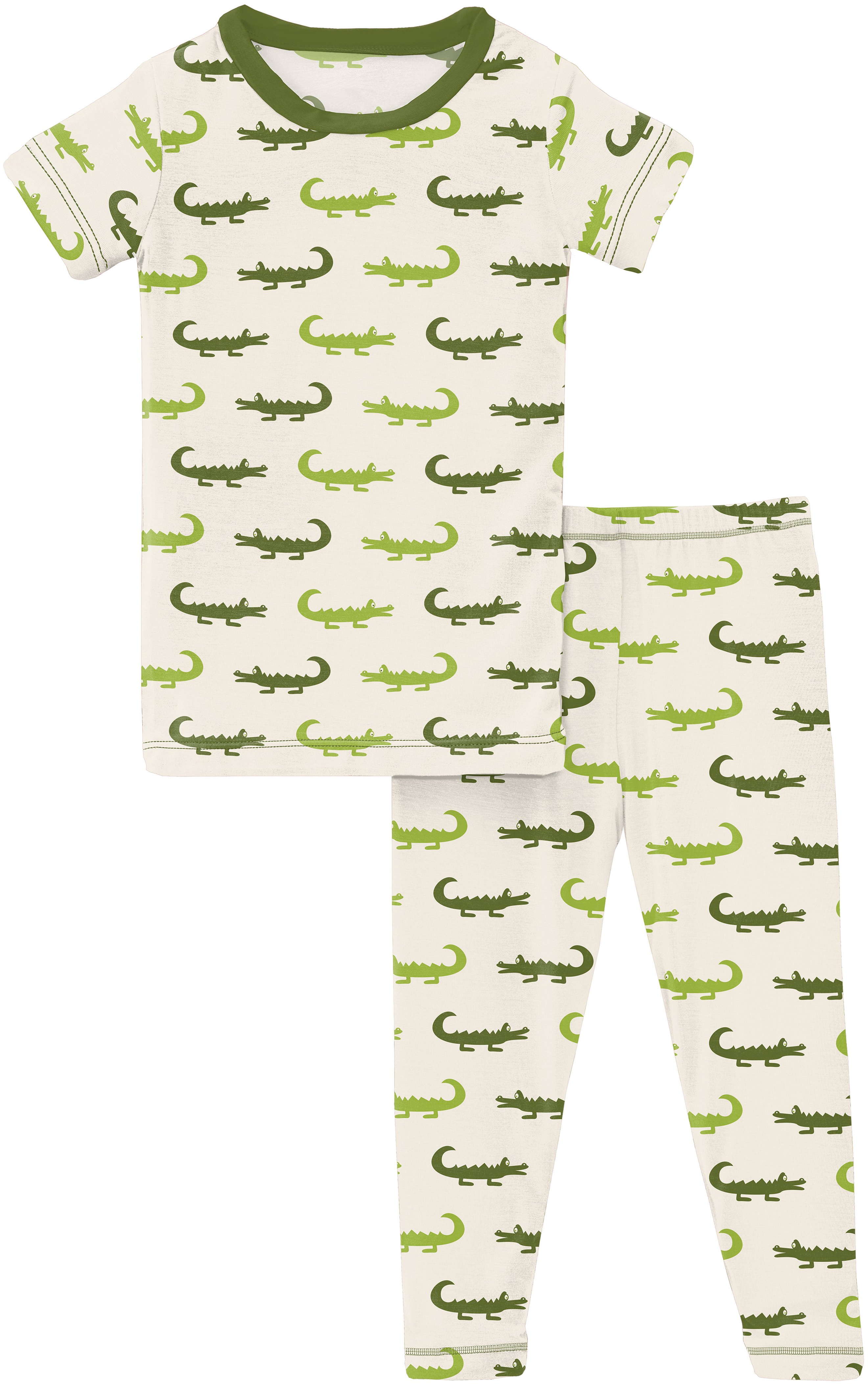 Пижамный комплект с короткими рукавами (для малышей / маленьких детей) KicKee Pants