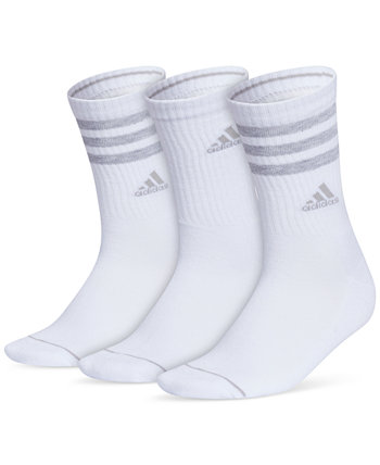 Женские 3 шт. Мягкие носки с тремя полосками 3.0 Crew Adidas