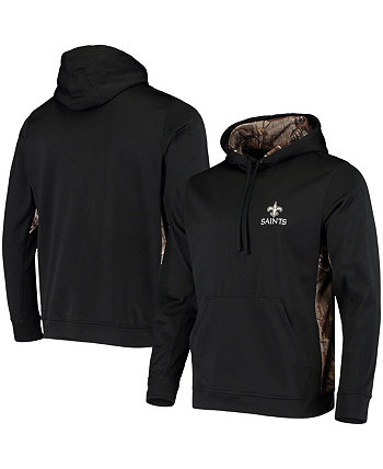 Мужской черный пуловер с капюшоном Realtree Camo New Orleans Saints Logo Ranger Dunbrooke