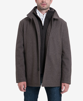 Многослойное мужское пальто из смесовой шерсти, созданное для Macy's London Fog