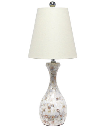 Настольная лампа Malibu Curved Mosaic Seashell LALIA HOME