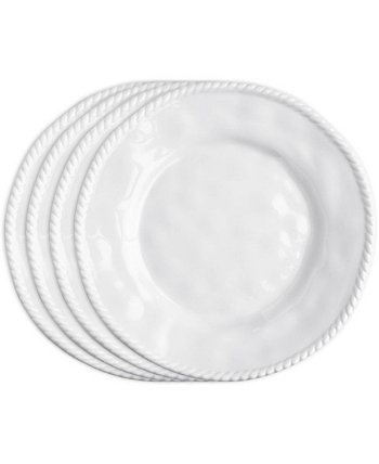 Морской 9-дюймовый набор салатных тарелок / 4 Q Squared