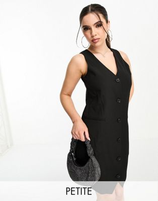 Эксклюзивное черное мини-платье без рукавов 4th & Reckless Petite 4TH & RECKLESS
