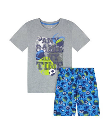 Пижамный комплект из футболки и шорт для маленьких мальчиков, 2 предмета Sleep On It