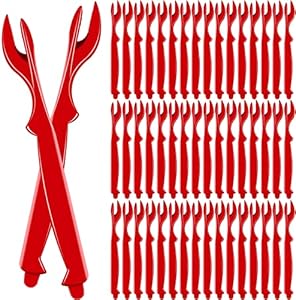 20Pcs Crab Legs Crackers - Crackers Picks Tools Set for Lobster, Crab, Crawfish, Prawns, Shrimp, Easy Opener Shellfish picks knife, Seafood Tools Zaugontw