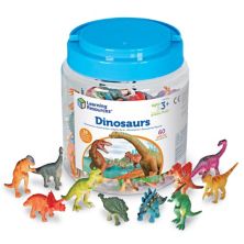 Учебные ресурсы Жетоны динозавров, 60 предметов Learning Resources