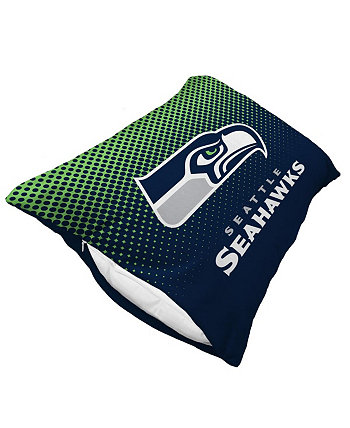 Seattle Seahawks Dot Fade Стандартная плюшевая наволочка для подушки - Синий Pegasus Home Fashions