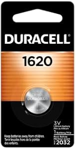 Литиевая батарейка 1620, 3 В, с длительным сроком хранения до 10 лет для медицинских и фитнес-устройств Duracell