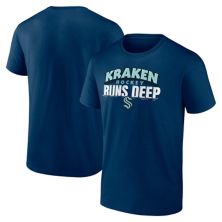 Men's Fanatics Branded Deep Sea Blue Seattle Kraken Local T-Shirt Unbranded