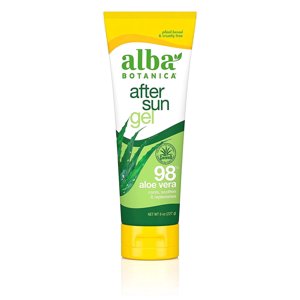 Alba Botanica After Sun Gel Aloe Vera -8 fl oz Pack of 4 Alba Botanica