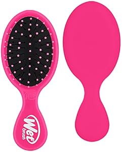 Wet Brush Squirt Detangler Hair Brushes, Amazon Exclusive Aqua - Mini Detangling Comb with Ultra-Soft IntelliFlex Bristles Glide Through Tangles - Pain-Free Hair Accessories for All Hair Types Wet Brush