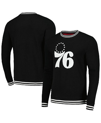 Мужской черный пуловер Philadelphia 76ers Club Level Stadium Essentials
