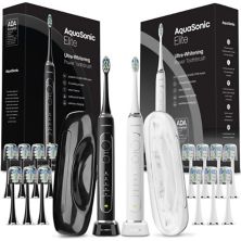 Aquasonic Elite DUO Pack 2-pc Electric Toothbrush Set AQUASONIC