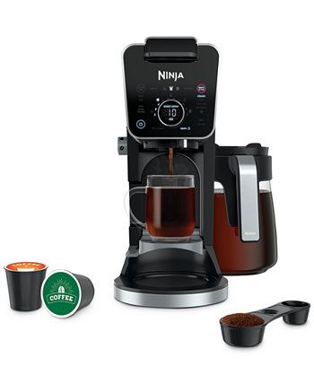 CFP301 DualBrew Pro Система приготовления фирменного кофе, на одну порцию, совместима с кофеварками K-Cups и капельными кофеварками на 12 чашек Ninja