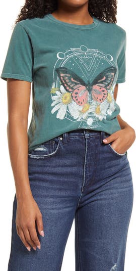 Urban Outfitters Butterfly Boyfriend Graphic Tee BDG