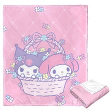 My Melody & Kuromi Basket Of Fun Throw Blanket Hello Kitty