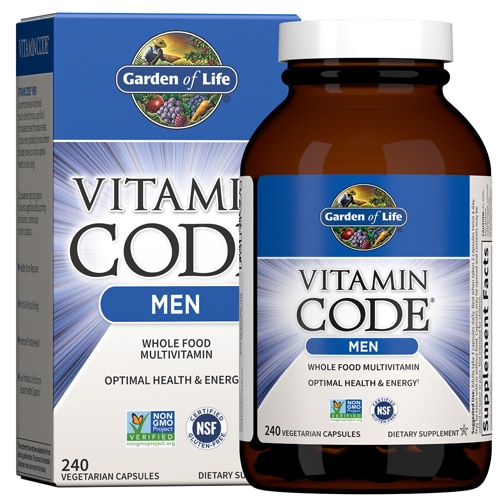 Garden of Life Vitamin Code® Men RAW — 240 вегетарианских капсул Garden of Life