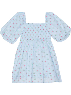 Flutter Sleeve Smocked Dress (Toddler/Little Kids/Big Kids) Janie and Jack