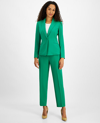 Women's One-Button Straight-Leg Pantsuit Le Suit