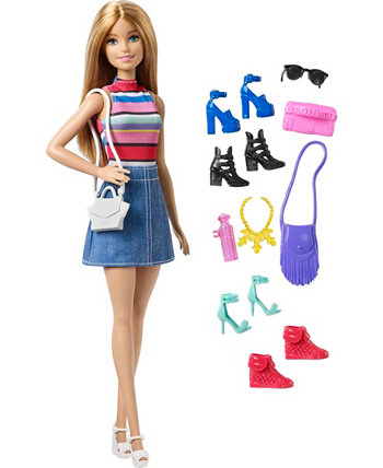 Кукла и обувь Playset Barbie