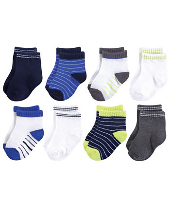 Basic Socks, 8-Pack, 0-24 месяца Hudson Baby