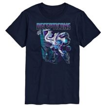 Men's Transformers Decepticons Grid Logo Tee Licensed Character