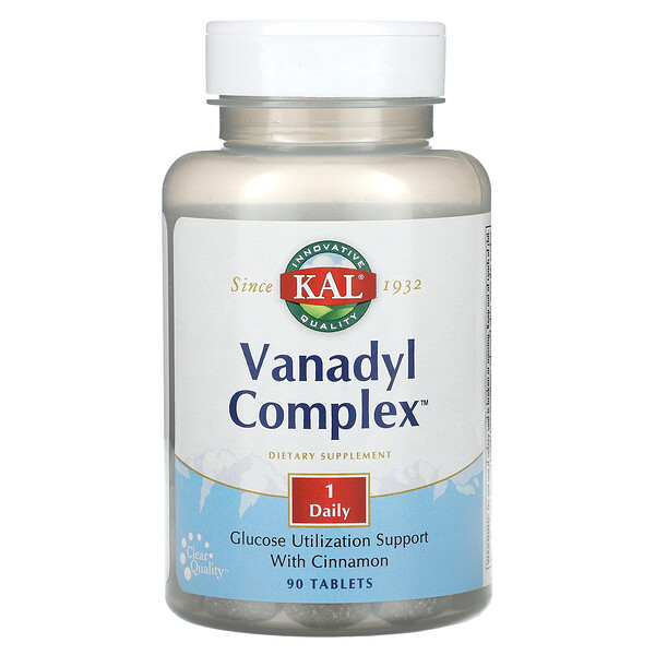 Ванадиловый комплекс, 90 таблеток KAL