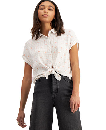Рубашка для юниоров с завязками спереди Hippie Rose