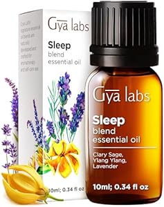 Gya Labs Active Energy Essential Oil Blend for Diffuser - Natural for Aromatherapy Oils Energy, Essential Oils Rejuvenating & Refreshing (0.34 Fl Oz) - 100% Natural Gya Labs