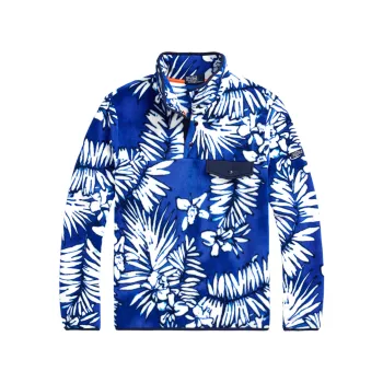 Флисовый пуловер Palm Frond Polo Ralph Lauren