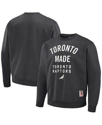 Мужской плюшевый пуловер NBA x Anthracite Toronto Raptors Staple