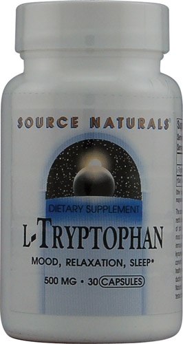 Source Naturals L-триптофан — 500 мг — 30 капсул Source Naturals