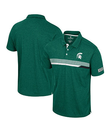 Мужская зеленая рубашка-поло Michigan State Spartans No Issueo Colosseum