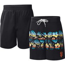 Мужские черные шорты для плавания G-III Sports by Carl Banks San Francisco Giants Breeze Volley In The Style