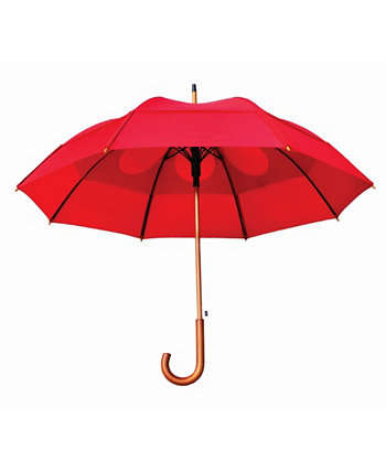 Ветрозащитный автооткрытый зонт с J-образной ручкой GUSTBUSTER
