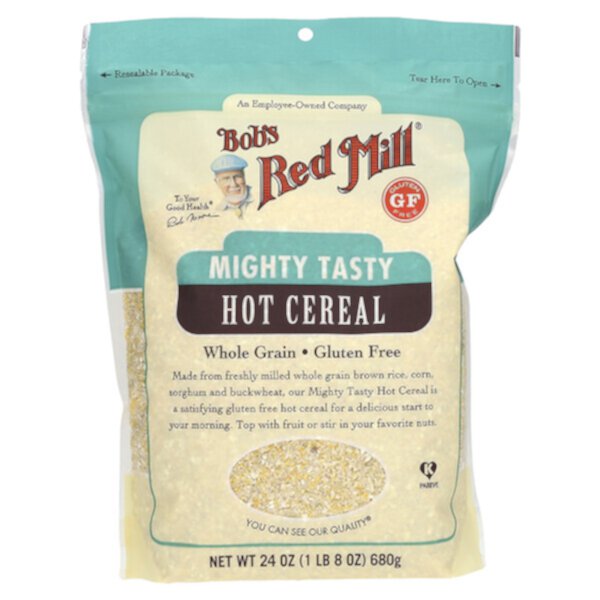 Mighty Tasty Hot Cereal, цельнозерновые, 24 унции (680 г) Bob's Red Mill