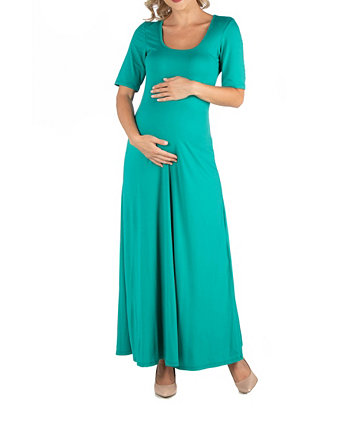 Повседневное макси-платье для беременных с рукавами 24Seven Comfort