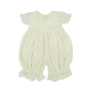 Baby Girl's Mary Catherine Bubble Coveralls Haute Baby