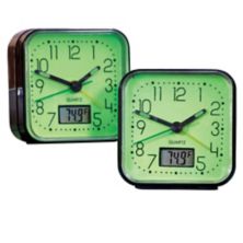 Collections Etc Glow In The Dark Alarm Clocks - 2 Pc Collections Etc.