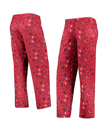 Женские красные брюки для сна с принтом St. Louis Cardinals в стиле ретро FOCO