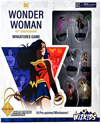 Игра DC Comics HeroClix Wonder Woman, посвященная 80-летию миниатюры WizKids Games