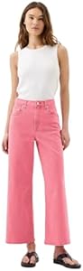 GAP Womens High Rise Wide Leg Jeans Candy Coral 25 Gap