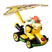 Mattel Hot Wheels Mario Kart Bowser Standard Kart Bowser Kite Die-Cast Car Mattel