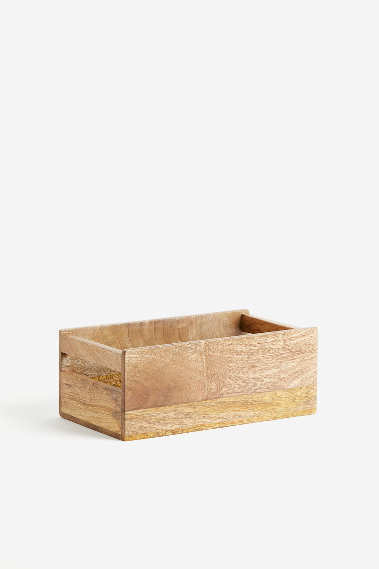 Большая деревянная коробка для специй H&M