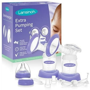 Lansinoh Extra Pumping Set with Breast Pump Parts Lansinoh