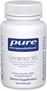 Pure Encapsulations Cinnamon WS | Patented Water-Soluble Extract for Healthy Carbohydrate Metabolism | 120 Capsules Pure Encapsulations