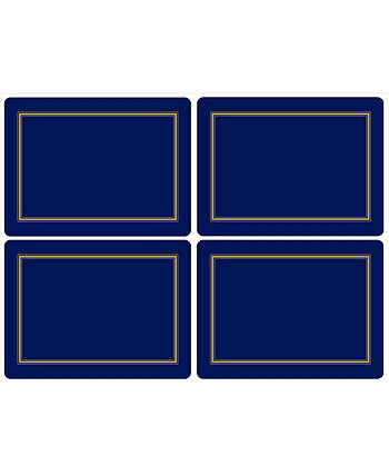 Классические салфетки Midnight Blue, набор из 4 штук Pimpernel