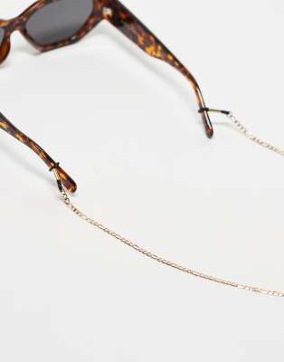 ASOS DESIGN figaro sunglasses chain in gold tone Asos Design