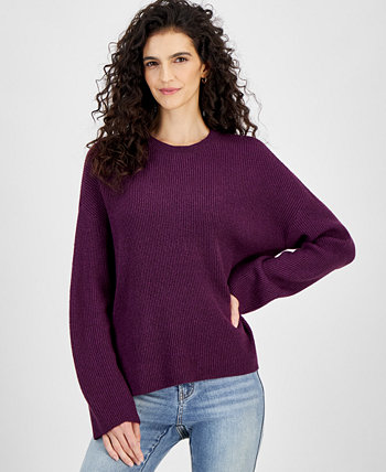 Женский свитер в рубчик с круглым вырезом, созданный для Macy's And Now This