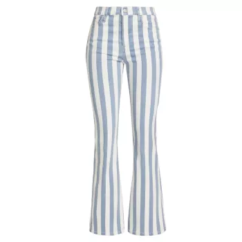Le Easy Flare Striped Jeans FRAME